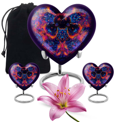 wolf-themed heart