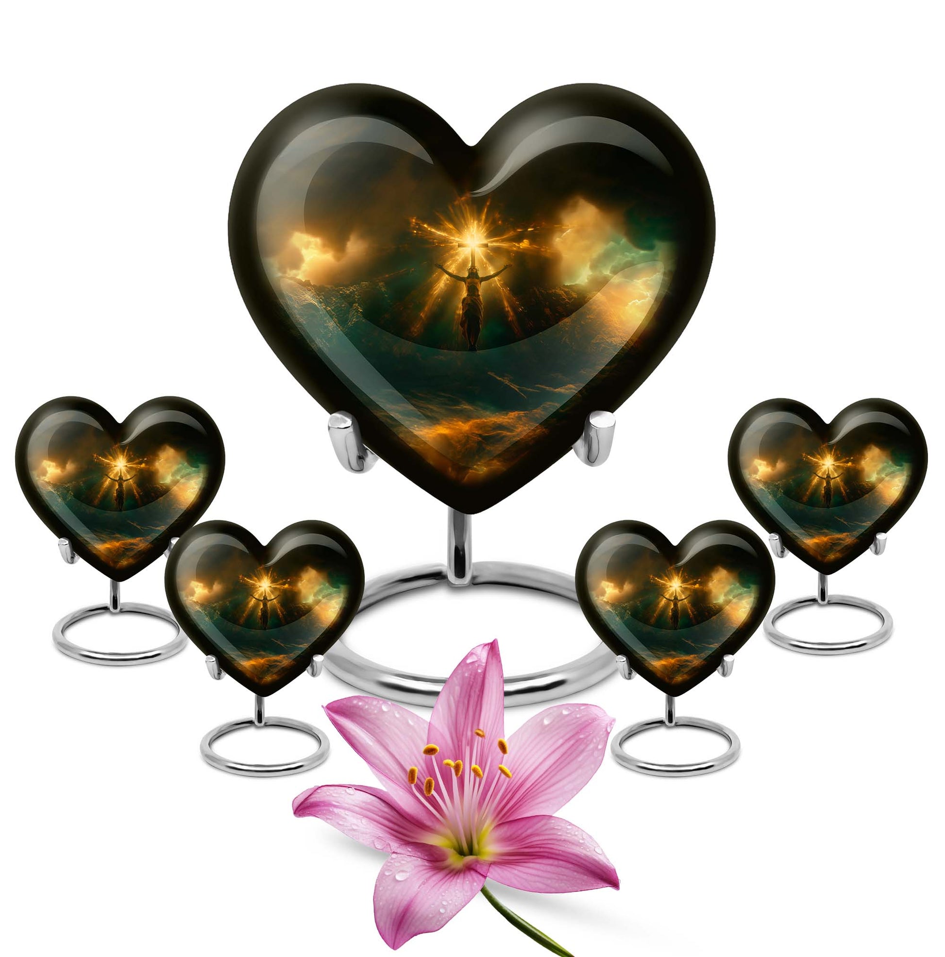 Jesus Small Ashes Urn Funeral, Ashes Cremation Urn For Ashes