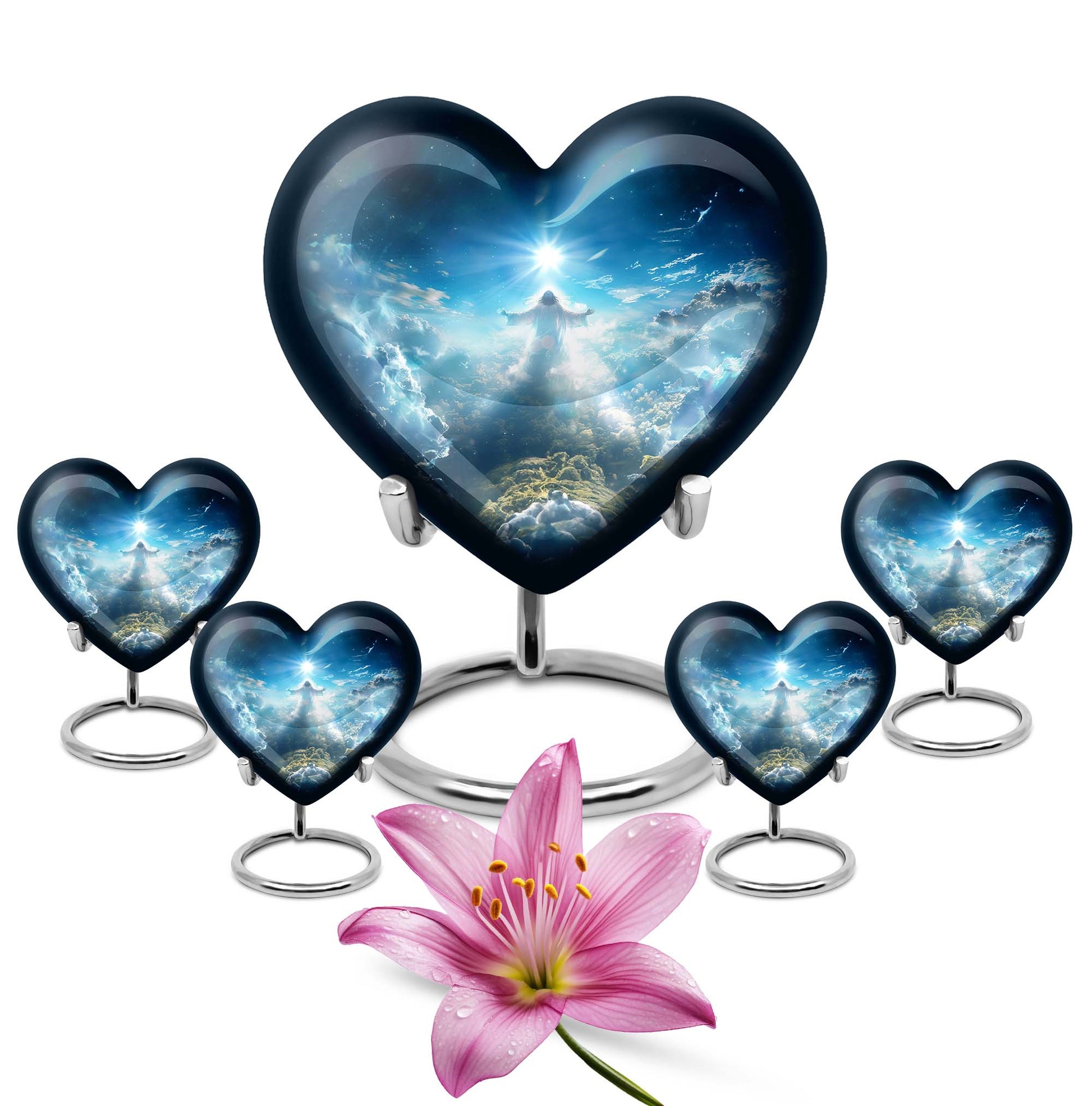 Jesus Small Ashes Keepsake Funeral, Ashes Cremation Urn