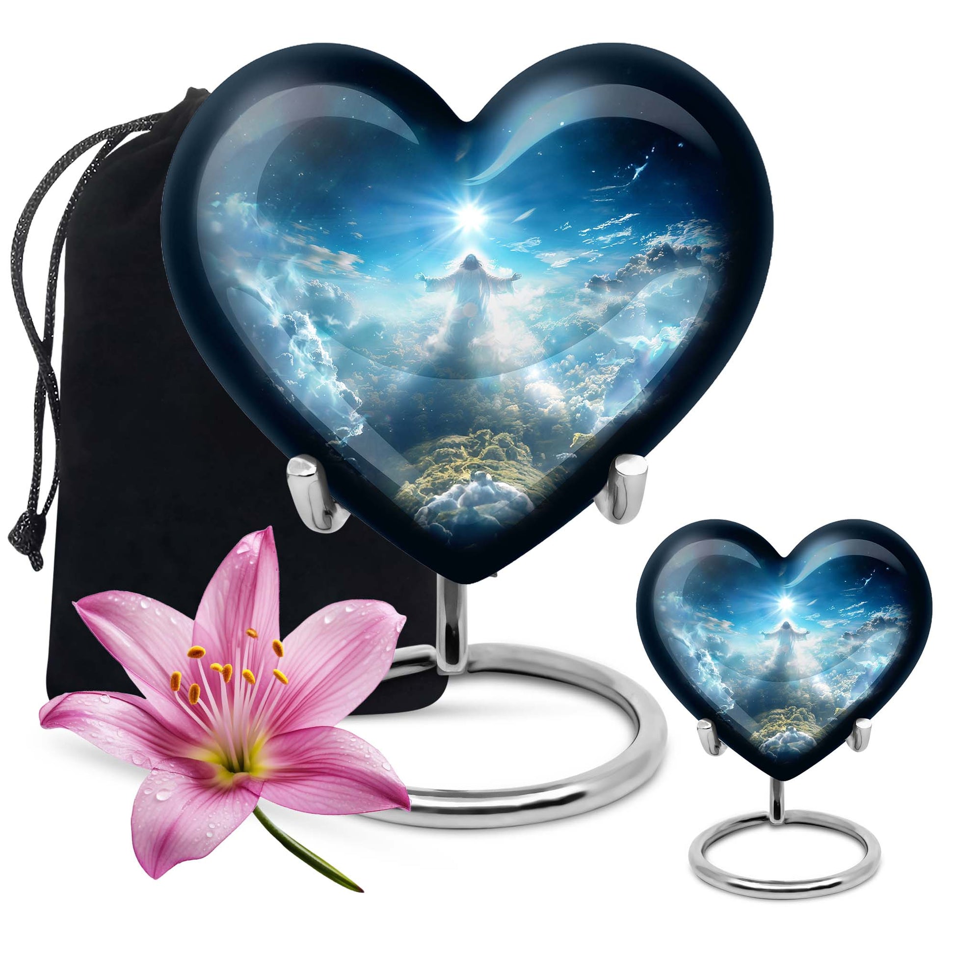 Jesus Small Ashes Keepsake Funeral, Ashes Cremation Urn