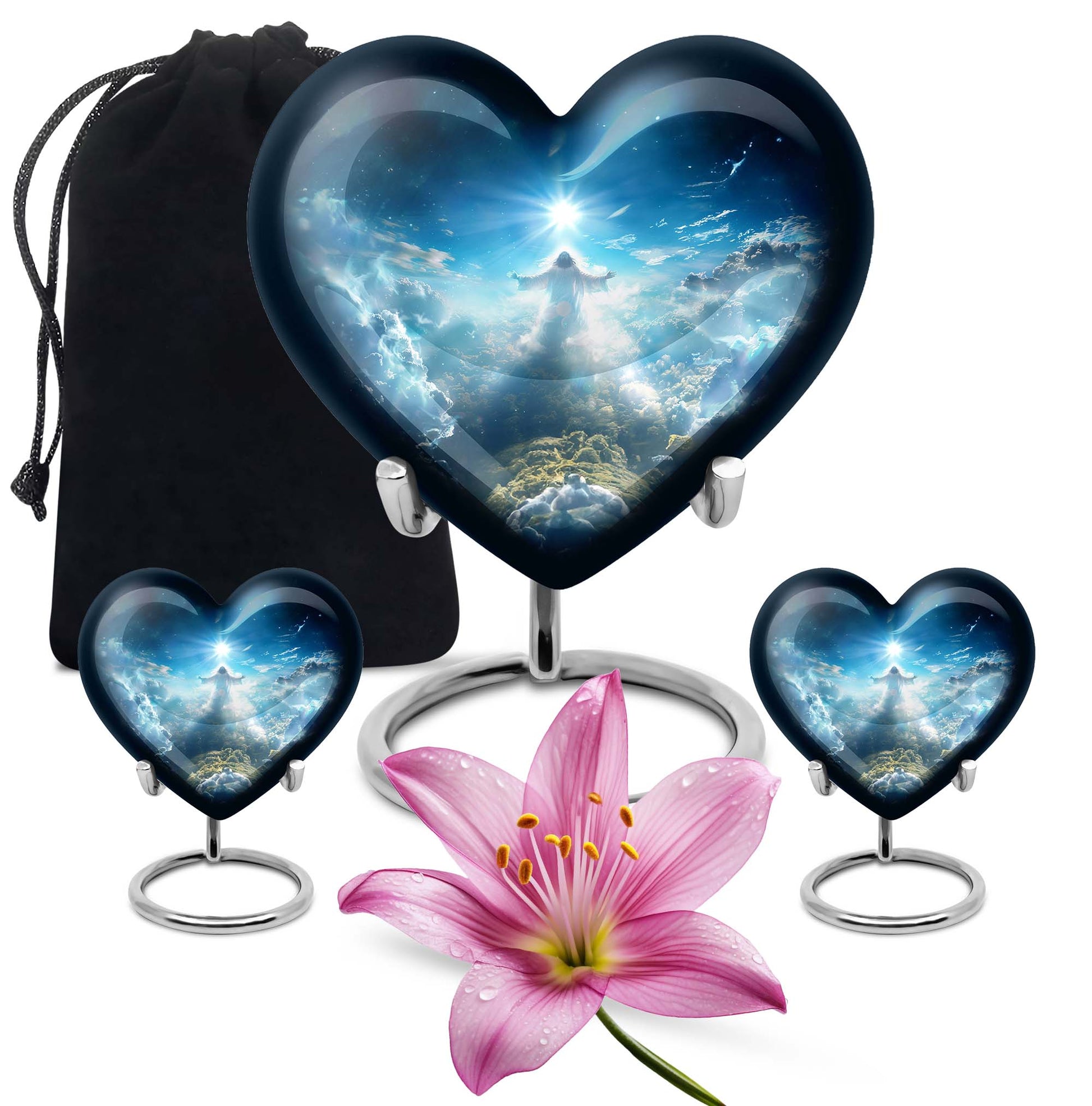 Jesus Small Ashes Keepsake Funeral, Ashes Cremation Urn