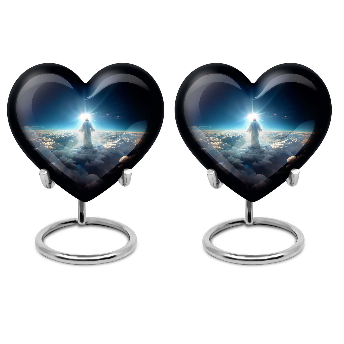 Personalized Religious Cremation Urn for Human Ashes - 10-inch, 200 cu in - Yatskia