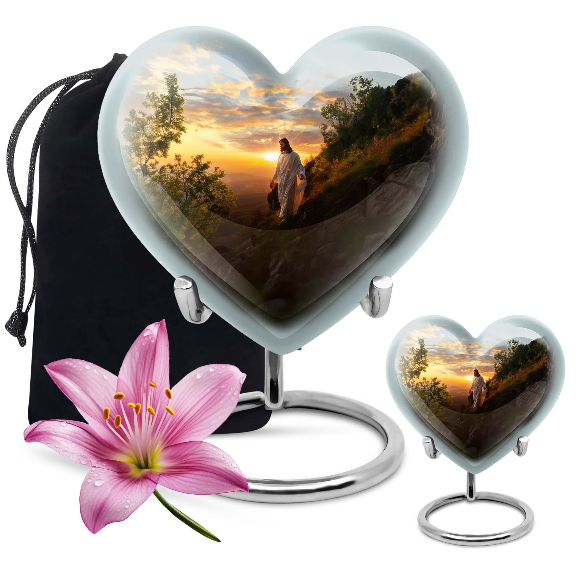 Jesus Small Urns For Women Human Ashes Funeral, Ashes Urn