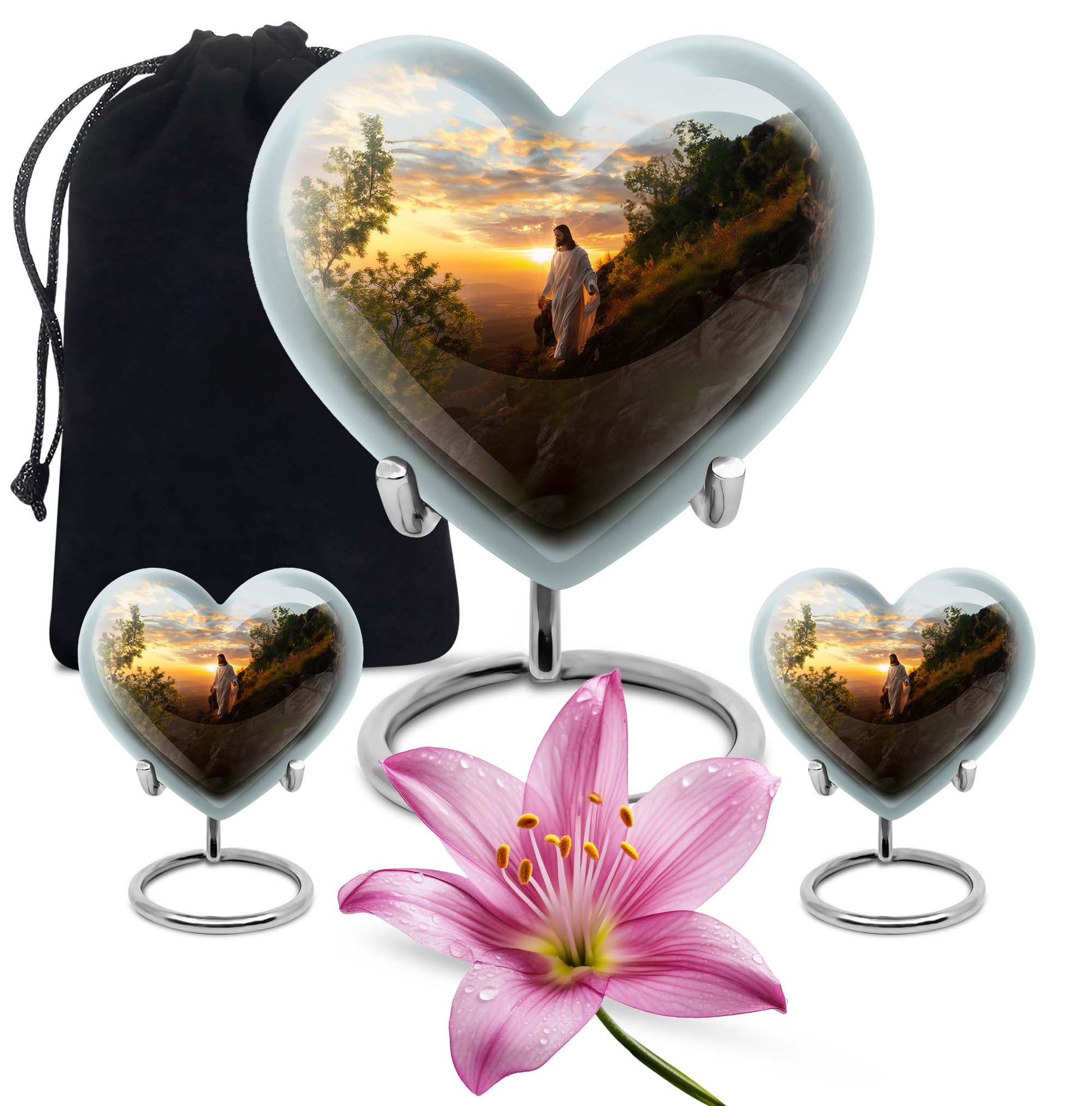 Jesus Small Urns For Women Human Ashes Funeral, Ashes Urn