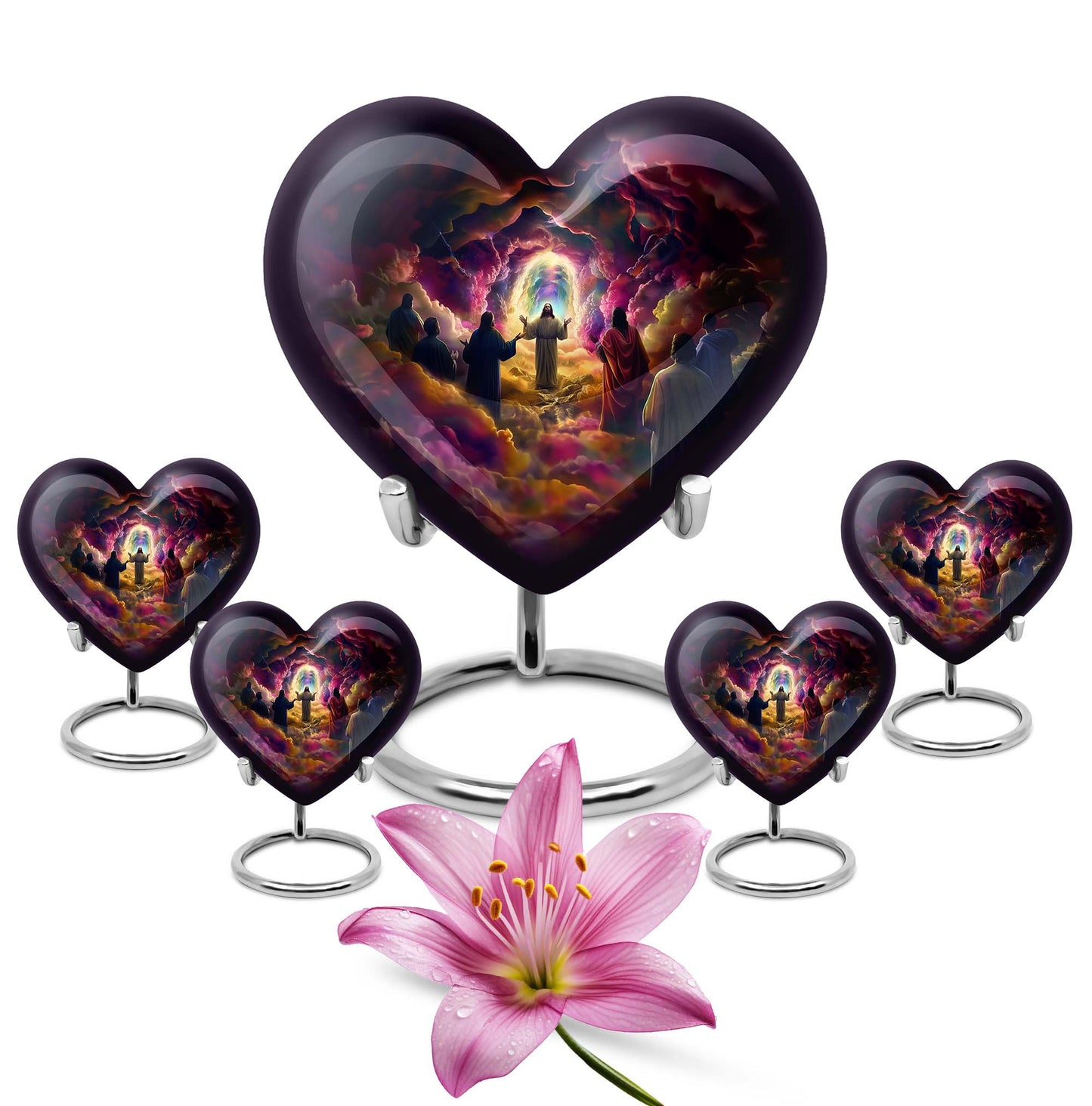 Jesus heart urn for cremation ashes