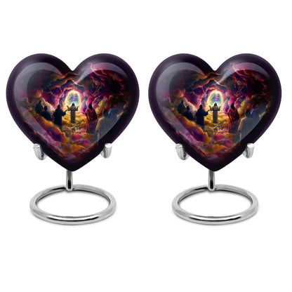 Jesus heart urn for cremation ashes