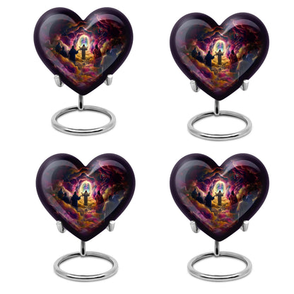 Jesus heart urn for cremation ashes
