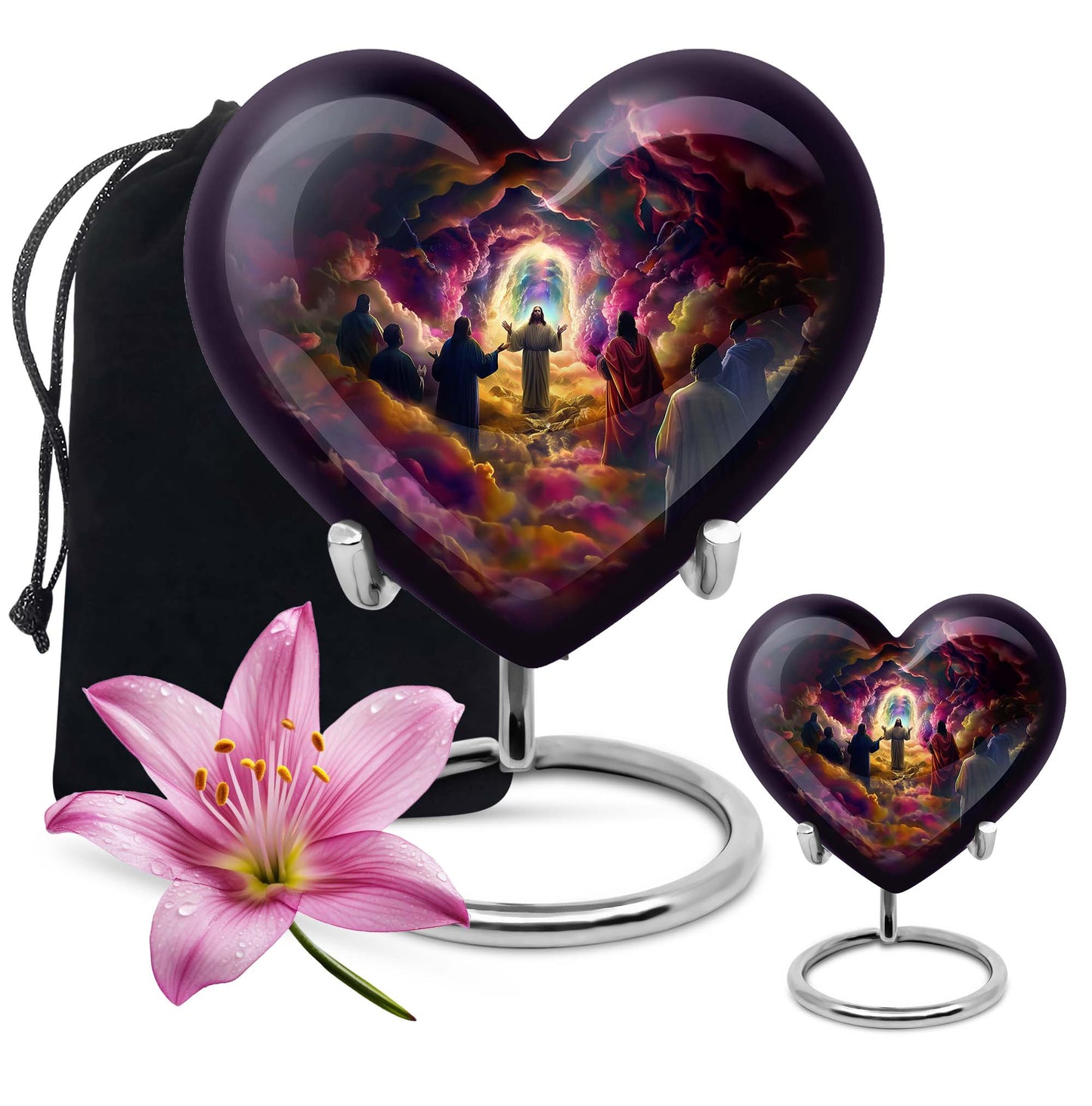 Jesus heart urn for cremation ashes