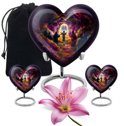Jesus heart urn for cremation ashes