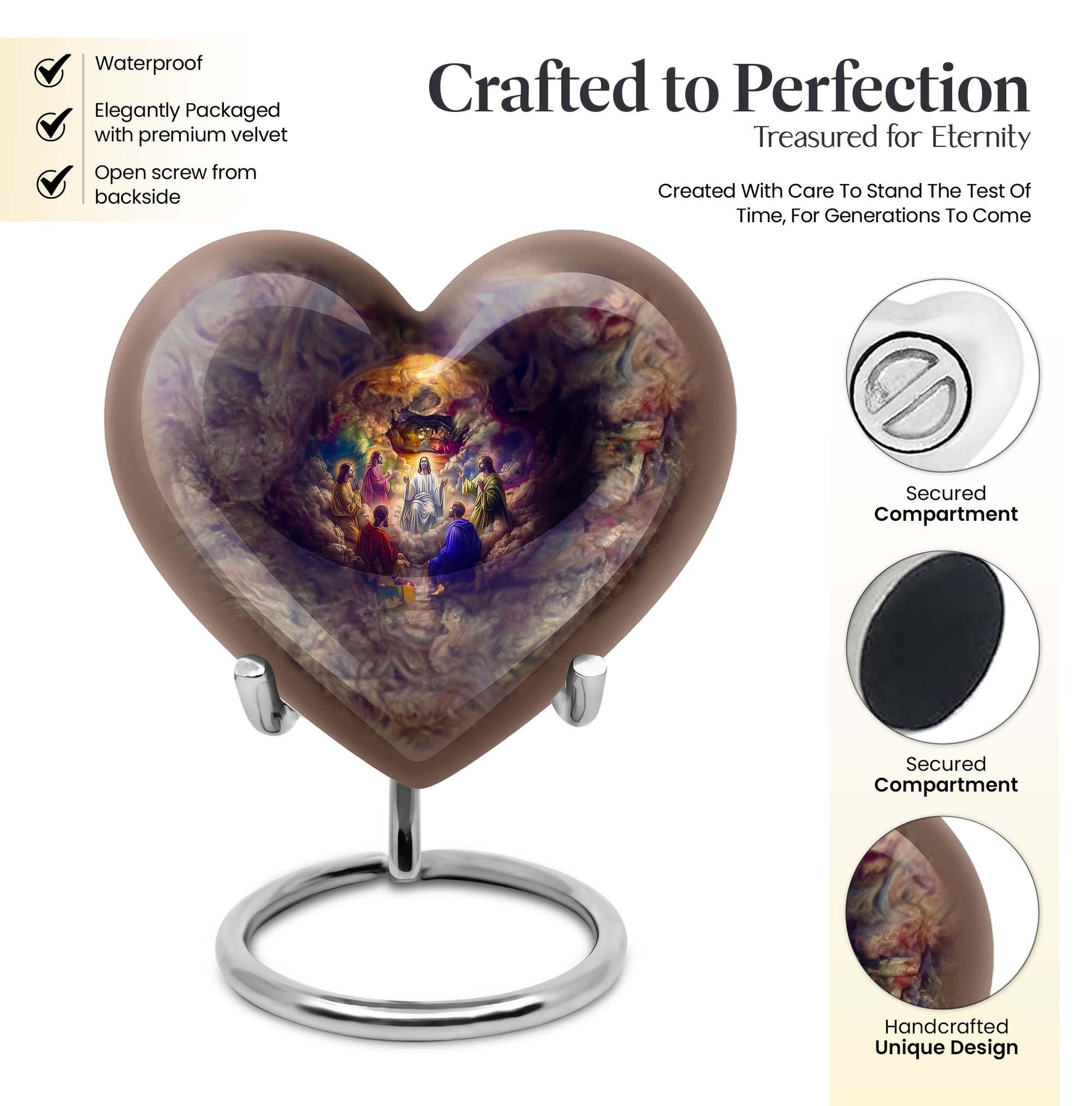 Jesus Heart Urn for funeral