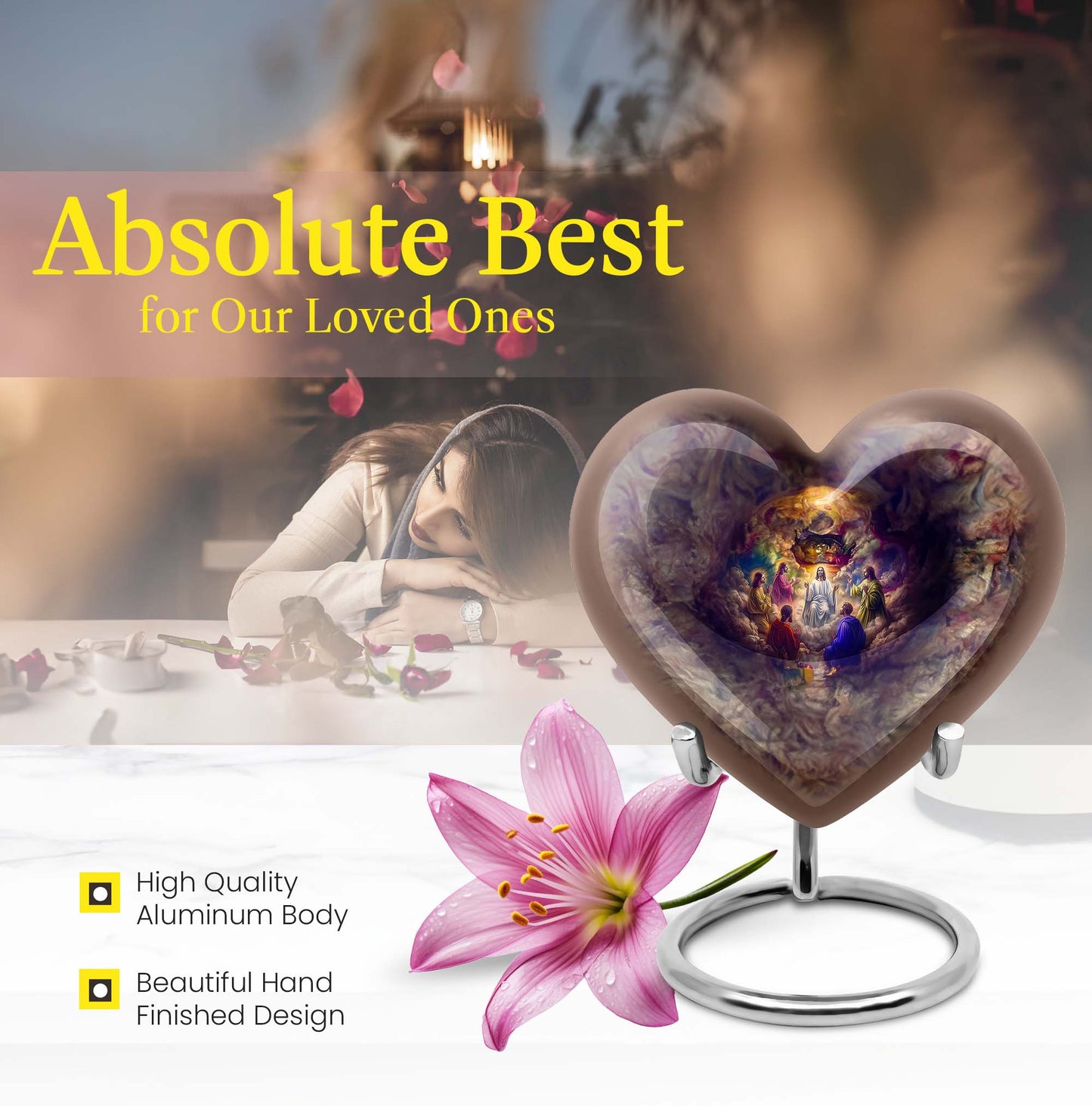 Jesus Heart Urn for funeral