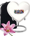 10 inch heart-shaped Jesus Urn for cremation ashes 