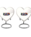 10 inch heart-shaped Jesus Urn for cremation ashes 
