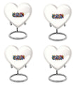 10 inch heart-shaped Jesus Urn for cremation ashes 