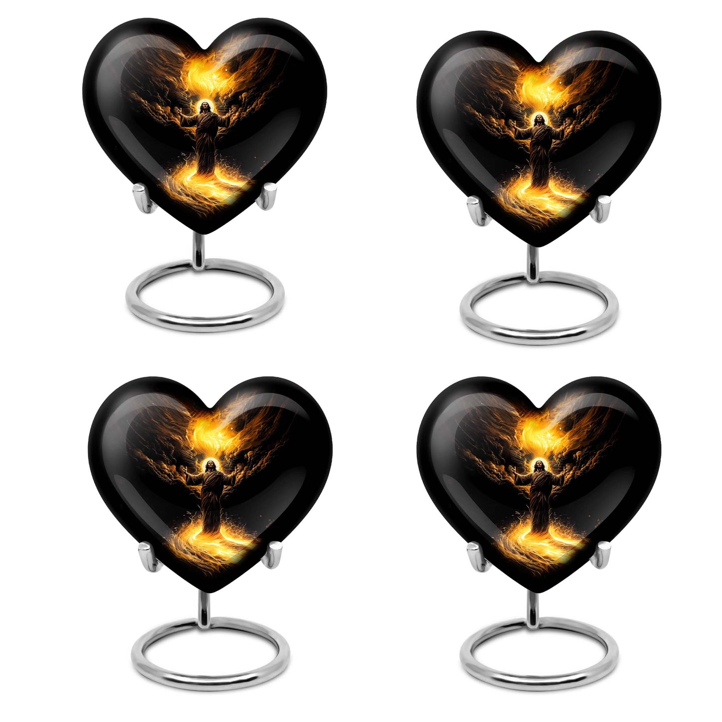 heart-shaped Jesus Urn for cremation,