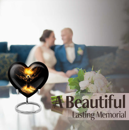 heart-shaped Jesus Urn for cremation,