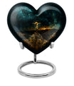 Jesus Urn, heart-shaped urn