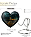 Jesus Urn, heart-shaped urn