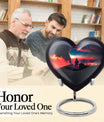Heart-designed urn for mom