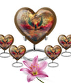 heart design military urn