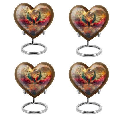 heart design military urn