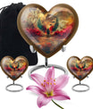 heart design military urn
