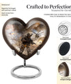 military heart urn