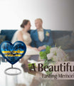 heart design military funeral urn for cremation ashes