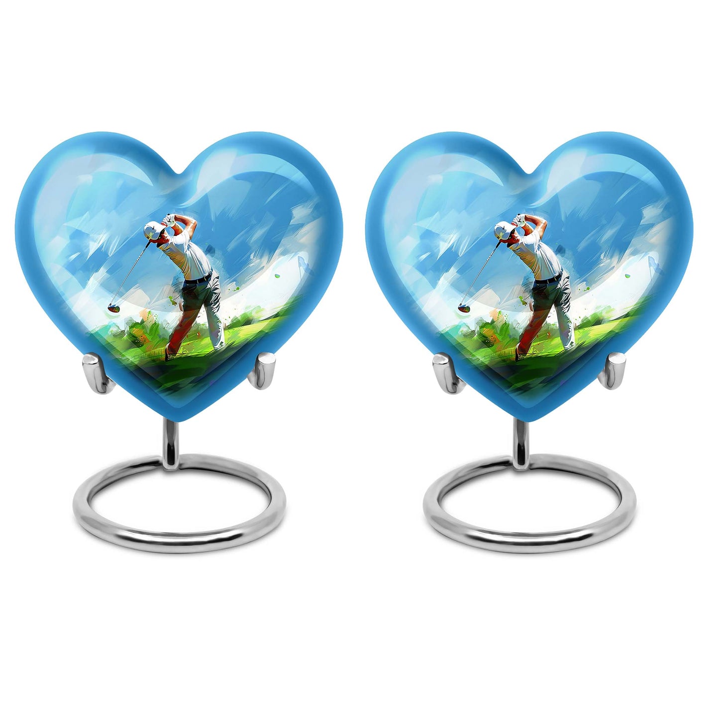 Personalized Golf Keepsake Urn for Human Ashes - 10-inch, 200 cu in - Yatskia