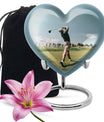 Remembrance Dragon Urn - Heart Shaped Cremation Urn For Ashes