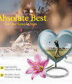 heart-shaped golf urn for human ashes