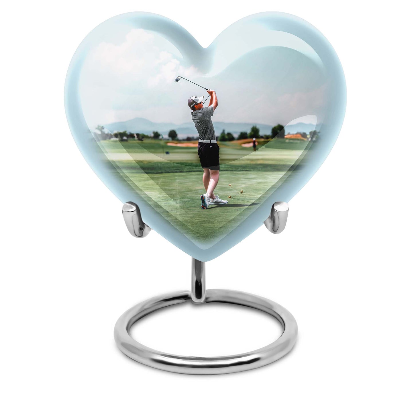 Personalized Golf Memorial Urn for Human Ashes - 10-inch, 200 cu in - Yatskia