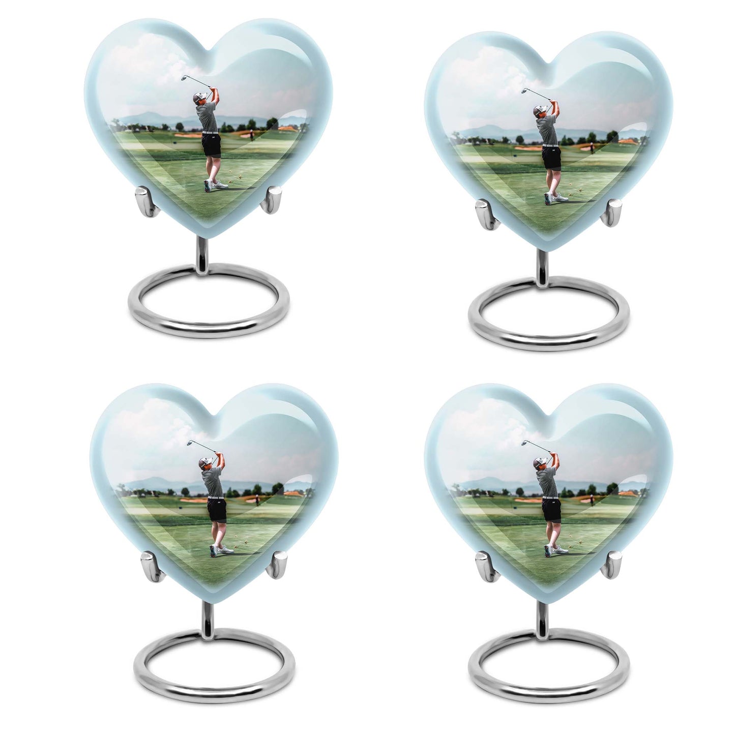 Personalized Golf Memorial Urn for Human Ashes - 10-inch, 200 cu in - Yatskia