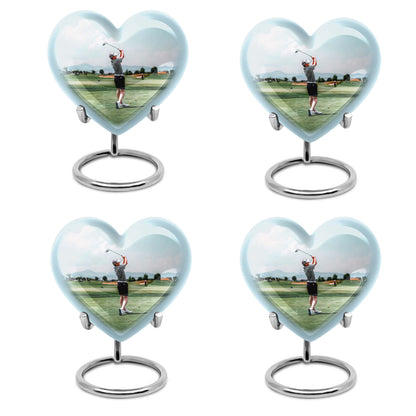 Personalized Golf Memorial Urn for Human Ashes - 10-inch, 200 cu in - Yatskia