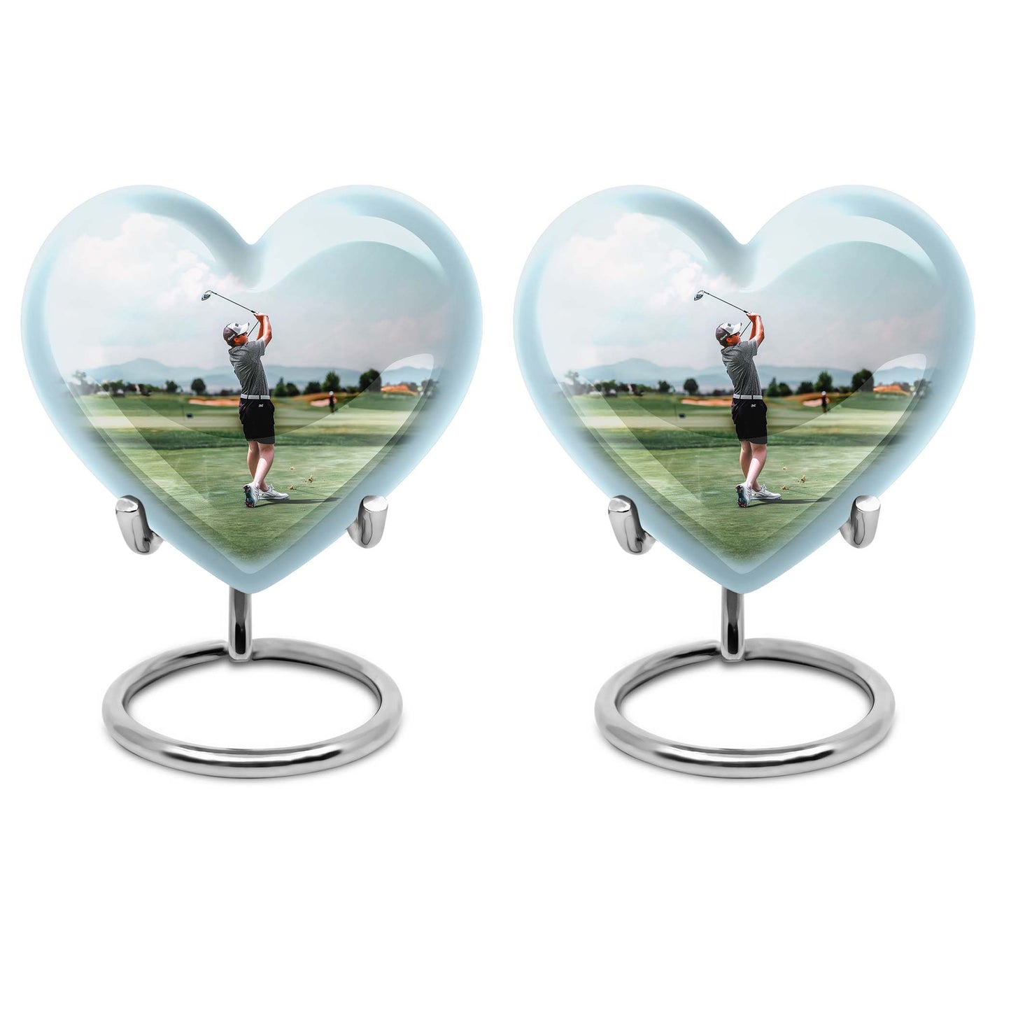 Personalized Golf Memorial Urn for Human Ashes - 10-inch, 200 cu in - Yatskia