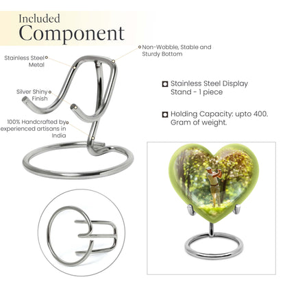 heart design golf urn.