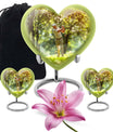 heart design golf urn.