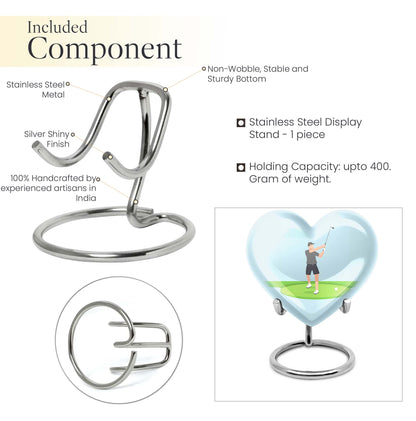 Heart design golf Urn
