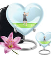 Heart design golf Urn