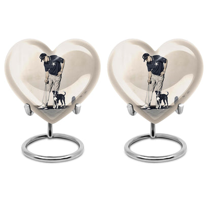 Heart-Shaped Golf Urn