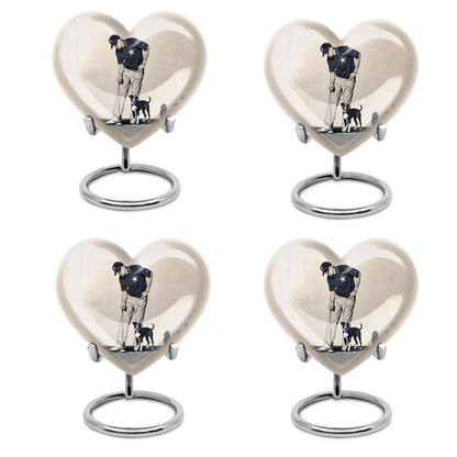 Heart-Shaped Golf Urn