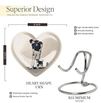 Heart-Shaped Golf Urn