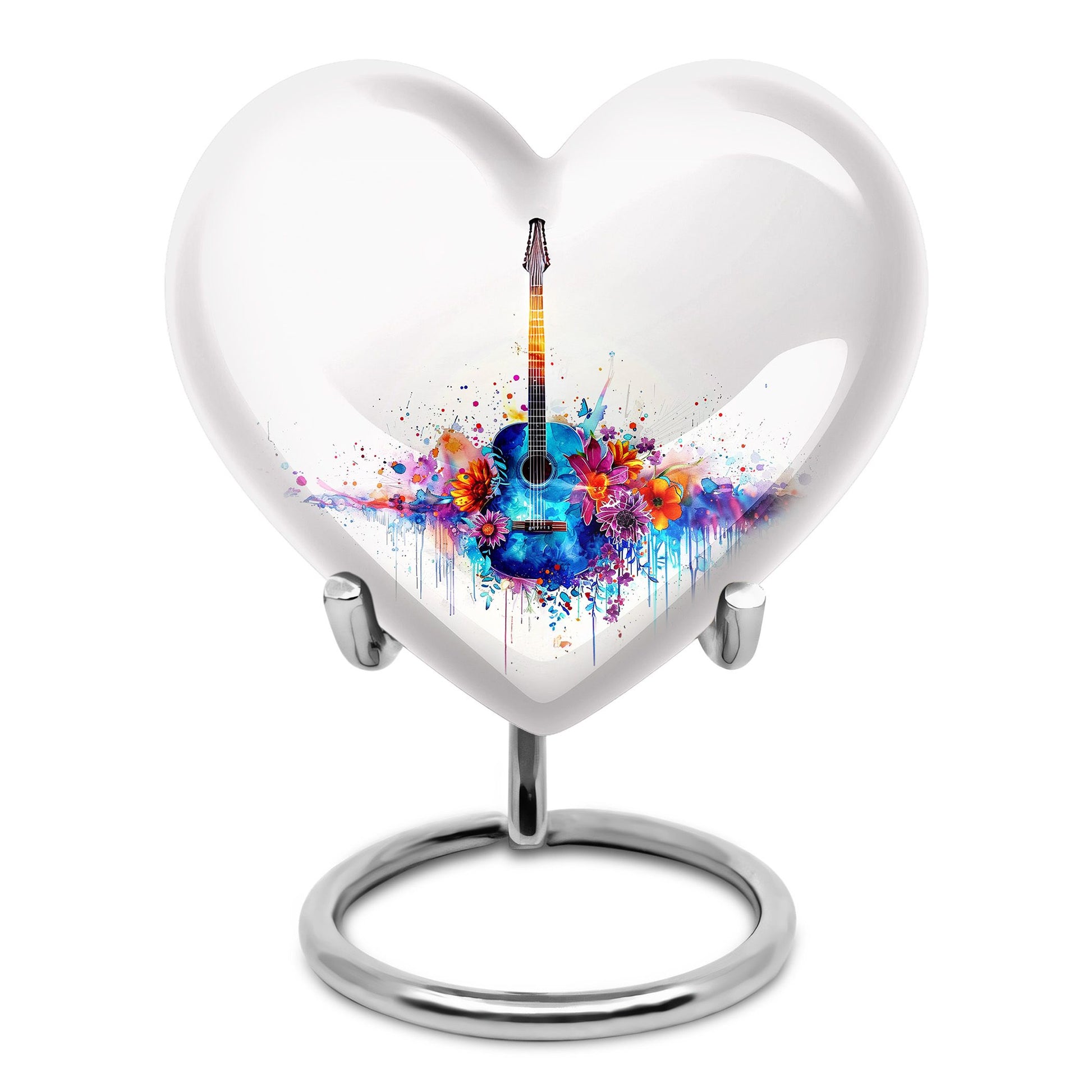 Guitar Urn For Ashes Adult Male Large Funeral, Ashes Urn For Ashes