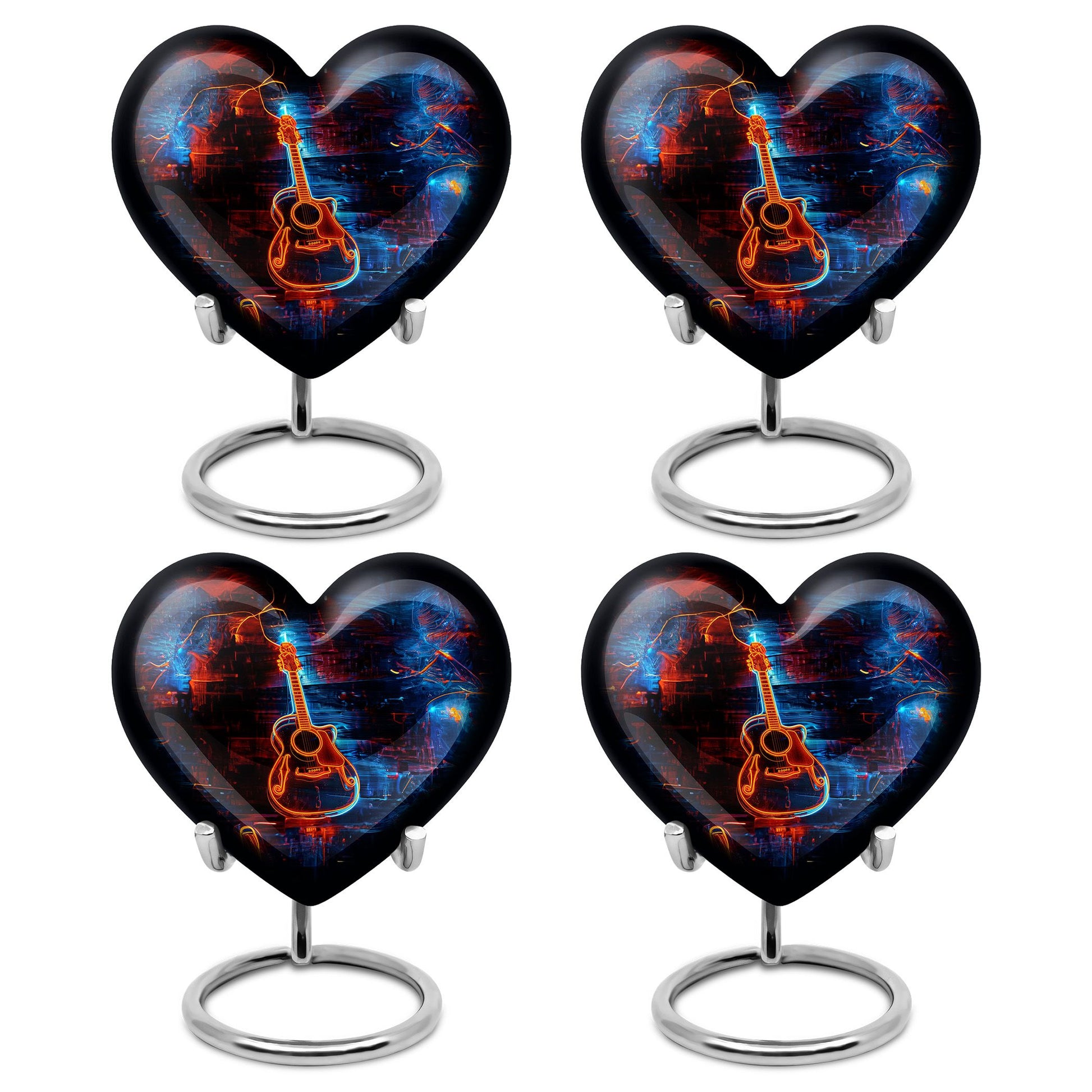 Guitar Urns For Human Ashes Adult Man Large Funeral, Ashes Urn