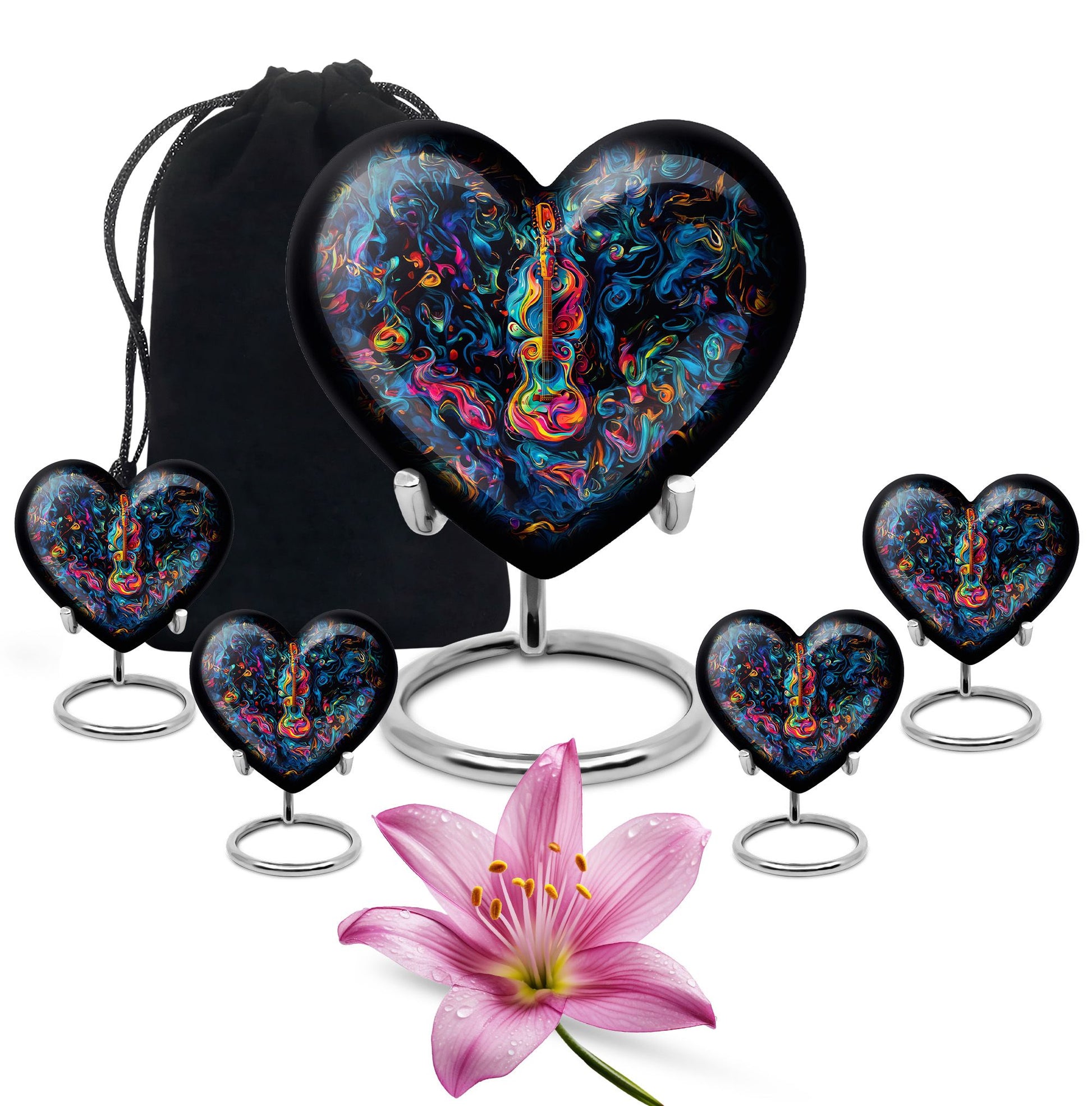 Guitar Urn For Human Ashes - Burial Urns For Men & Women