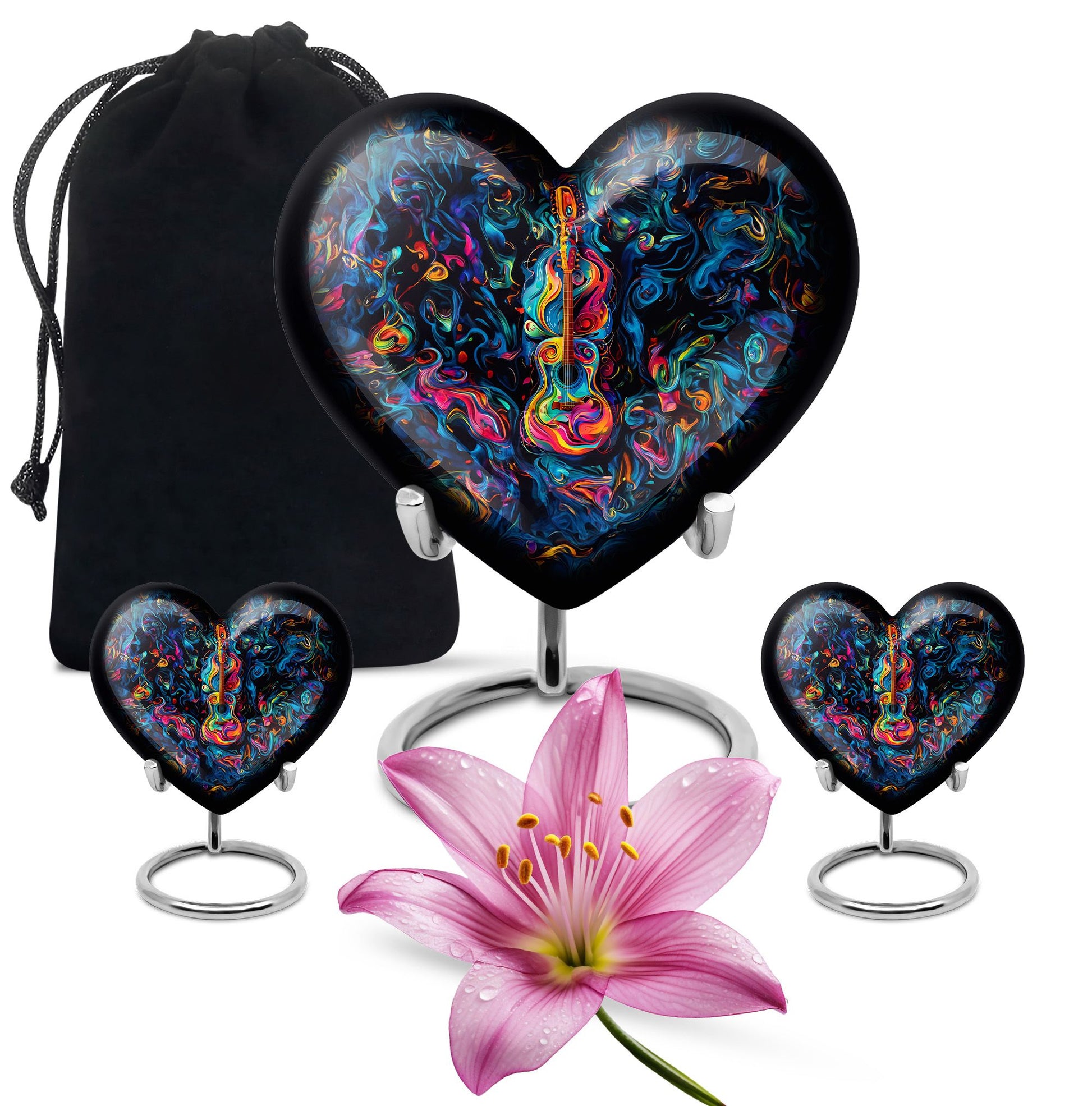 Guitar Urn For Human Ashes - Burial Urns For Men & Women