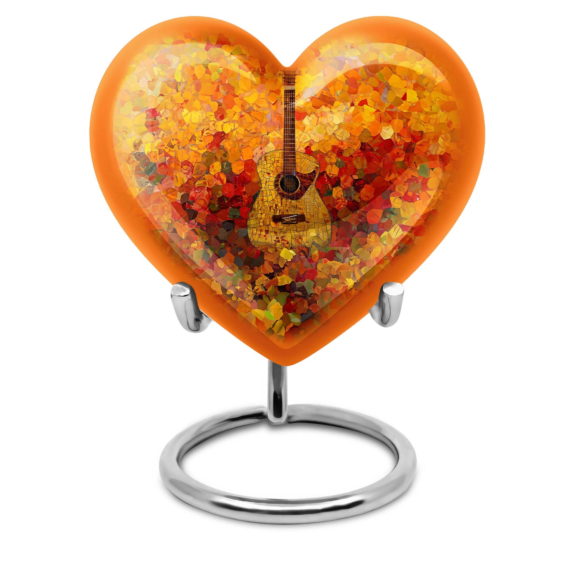 heart-shaped Guitar Urn