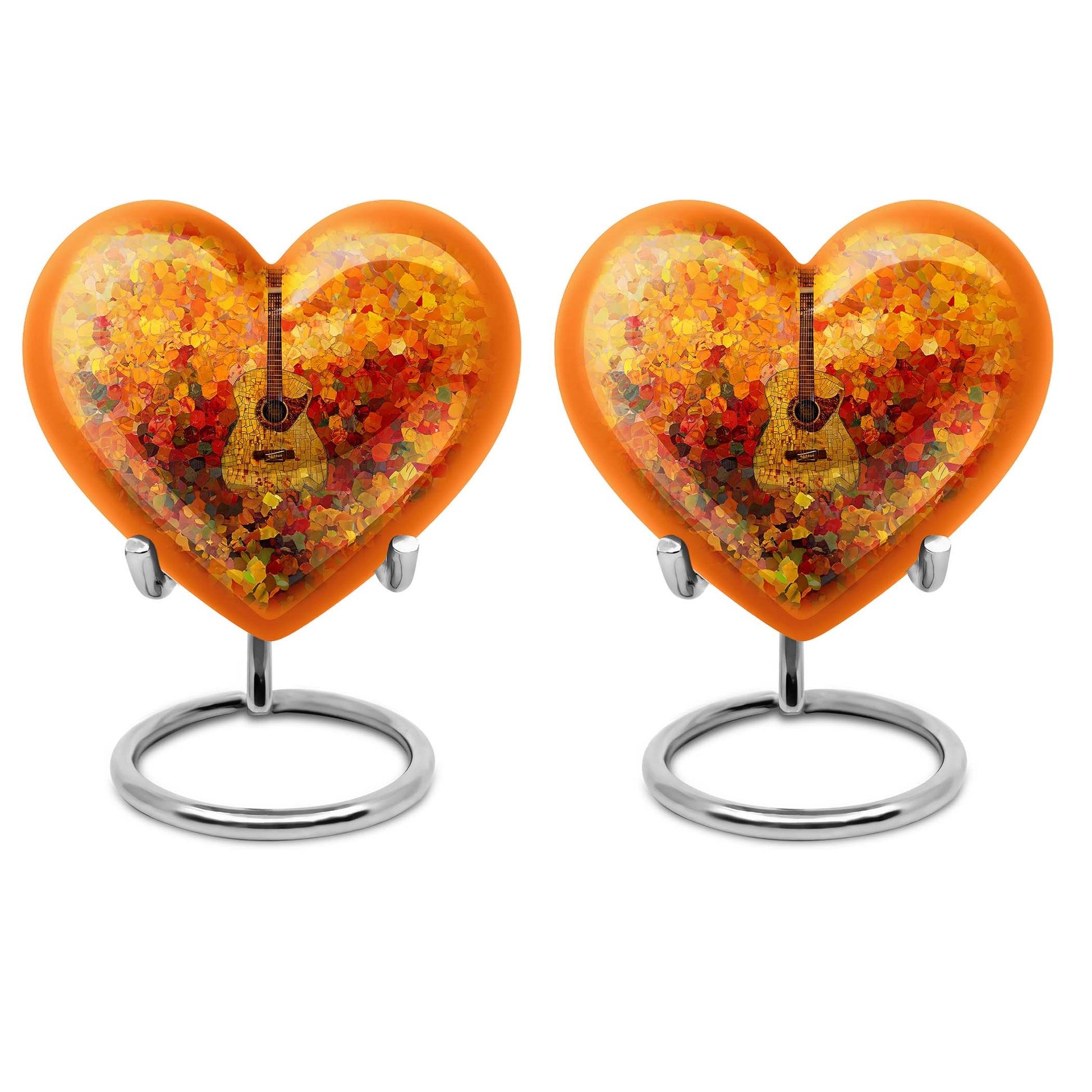 heart-shaped Guitar Urn