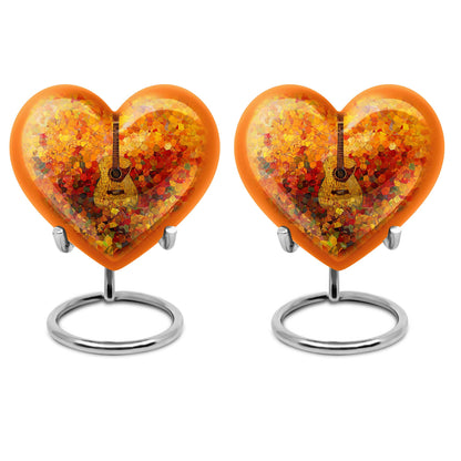 heart-shaped Guitar Urn