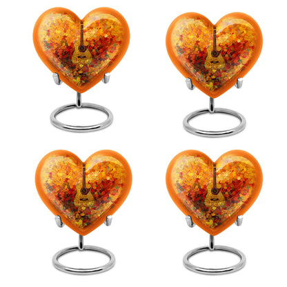 heart-shaped Guitar Urn